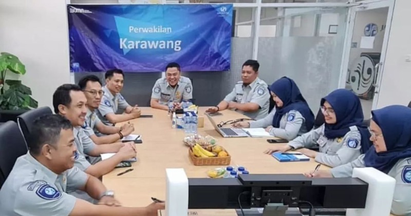 Kunjungan Kepala Jasa Raharja Cabang Utama Jawa Barat Bersama Kabag