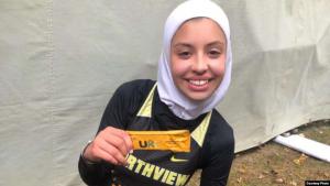 Impian Pelari Amerika Noor Abubakaram Terhambat karena Hijab