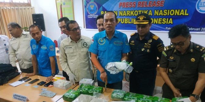 BNN Minta Hakim Hukum Mati Polisi di Bengkalis Otak Penyelundupan 10 Kg Sabu dan 60 Ribu Ekstasi