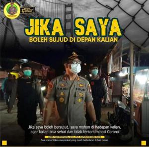 Kisah Haru Kapolres Kubu Raya Kalbar Rela Bersujud Agar Remaja Terhindar dari Corona  