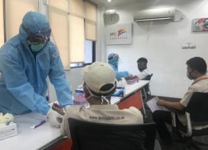802 Pekerja & 4 Direksi IPC Logistics Ikuti Rapid Test