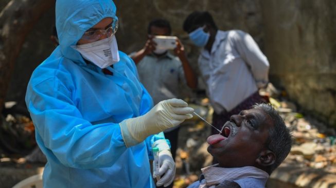 Bikin Merinding, Sehari Warga India Terinfeksi Virus Corona Nyaris Mencapai 8.000 Orang