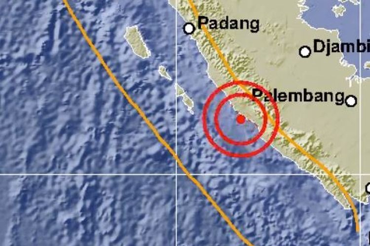  Mukomuko Bengkulu Diguncang Gempa Magnitudo 5,7