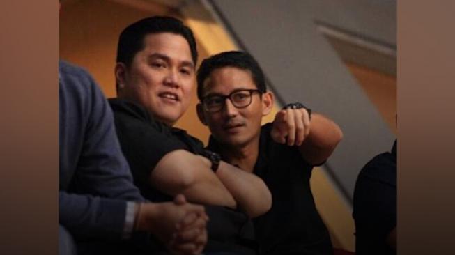 Sandiaga Minta Erick Thohir Sebar Kuisioner Disertasi S3 ke 108 BUMN