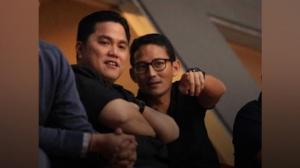 Sandiaga Minta Erick Thohir Sebar Kuisioner Disertasi S3 ke 108 BUMN