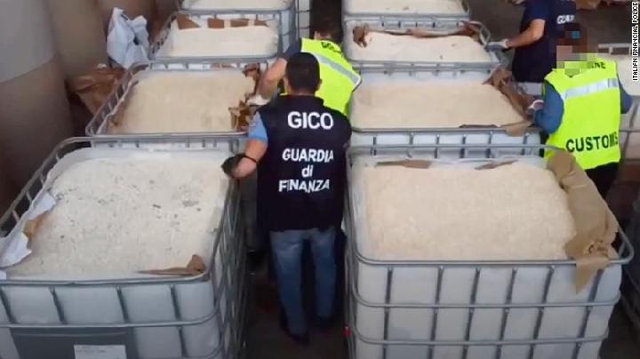 Kepolisian Italia Sita 14 Ton Narkoba Produksi ISIS