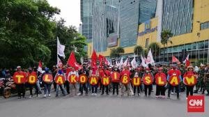 Massa Getol Jatim Kembali Turun ke Jalan Tolak Omnibus Law