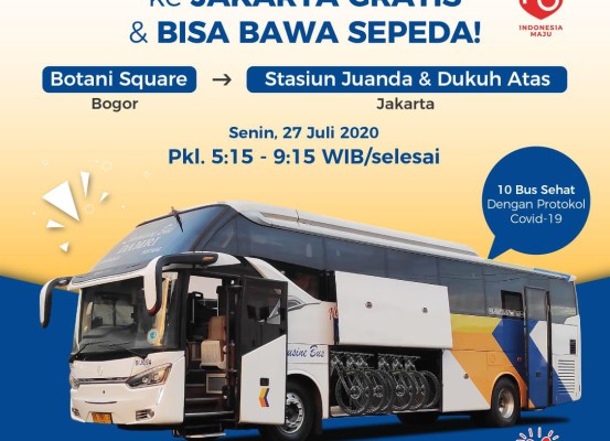 Selain Gratis, Bus DAMRI yang Dikerahkan BPTJ Bolehkan Penumpang Bawa Sepeda Lipat