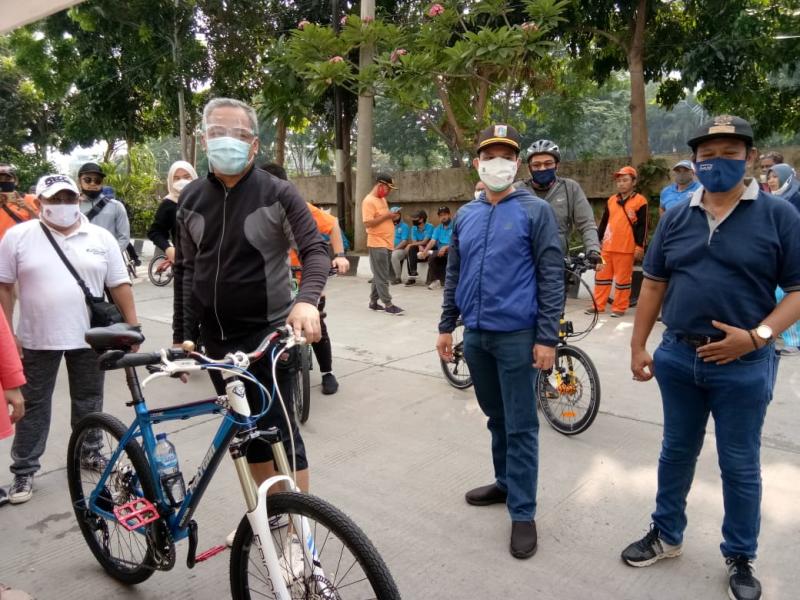 Walikota Jakpus Gowes Sepeda Santai Sejauh 44 Km