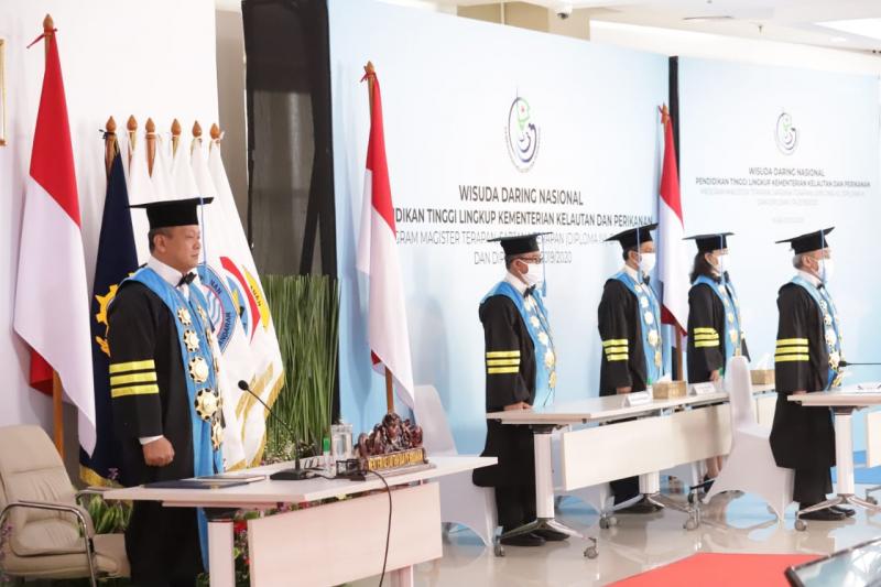 Menteri Edhy Lepas 1.356 Wisudawan Satuan Pendidikan Tinggi KKP