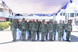 Wabug AAL Hadiri Upacara Pemberangkatan Satgas Operasi Pamtas Mobile Wilayah Papua