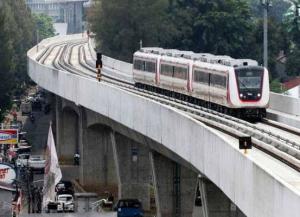 Jumlah Penumpang LRT Jakarta Turun 30% Selama PSBB