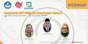Kemendikbud Gelar Webinar untuk Percepatan Penyaluran Dana BOP Tahap 2 
