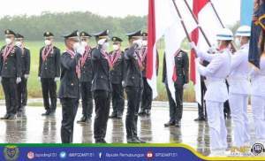 Kisah Kepala BPSDMP Kemenhub Ikut Kebasahan Saat Lantik Perwira Penerbang