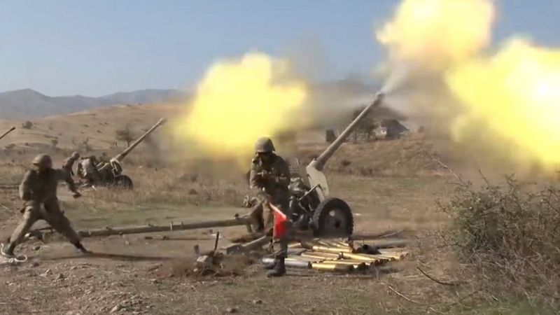 Nagorno-Karabakh: Azerbaijan `Merebut Kota Penting` dalam Pertempuran dengan Armenia