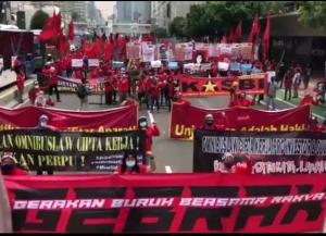 Long March Dekati Istana Negara, Buruh Serukan Pembangkangan Sipil