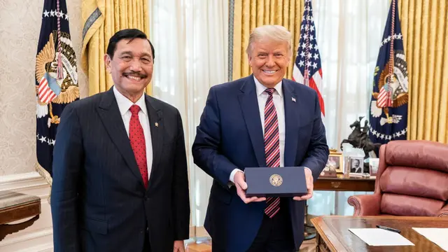 Bertemu Donald Trump di Gedung Putih, Menko Luhut Sampaikan Trima Kasih