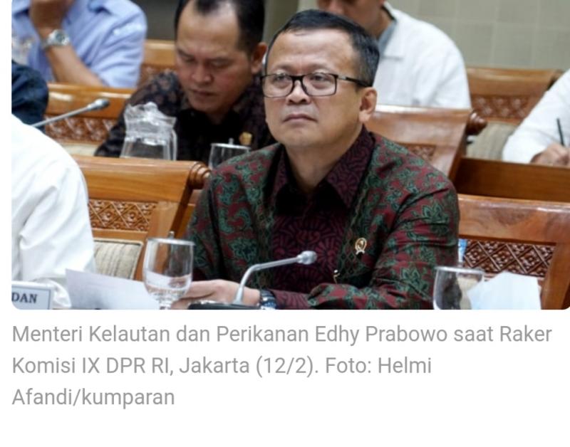 KPK Tangkap Menteri KKP Edhy Prabowo