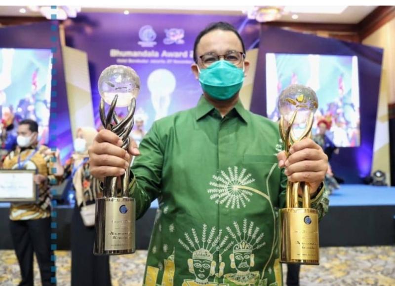 Jakarta Kembali Raih 2 Penghargaan Sekaligus, Gubernur Anies Baswedan: Medali Emas untuk DKI!