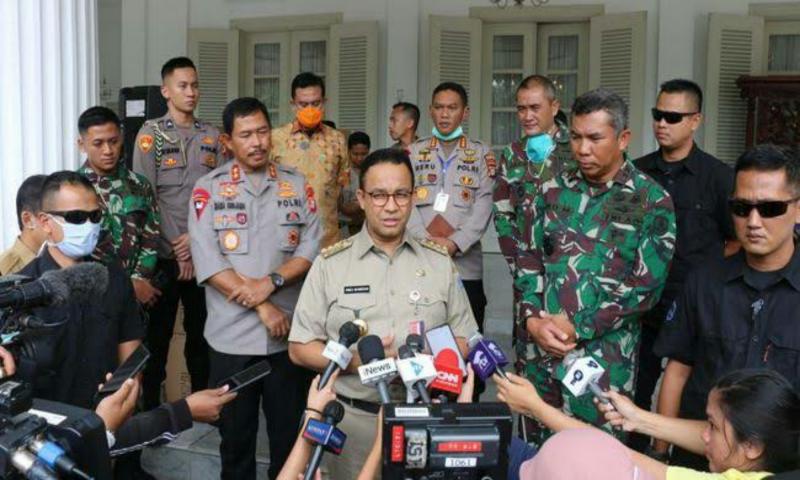 Perayaan Tahun Baru 2021 Ditiadakan, Mulai Pukul 19.00 Pemprov DKI Kerahkan Aparat Gabungan Awasi Seluruh Fasilitas Umum di Jakarta