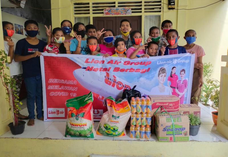 Kegiatan Sosial Lion Air Care Serentak di 4 Kota, Medan, Kupang, Manado dan Ambon