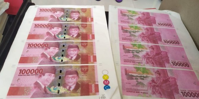 Seorang Pengedara Ojol di Bangli Diciduk Polisi, Diduga Cetak dan Edarkan Uang Palsu