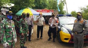 Hindari Kerumunan Massa di  Obyek Wisata Blendung,  Forkopimcam Losarang Sosialisasi PPKM