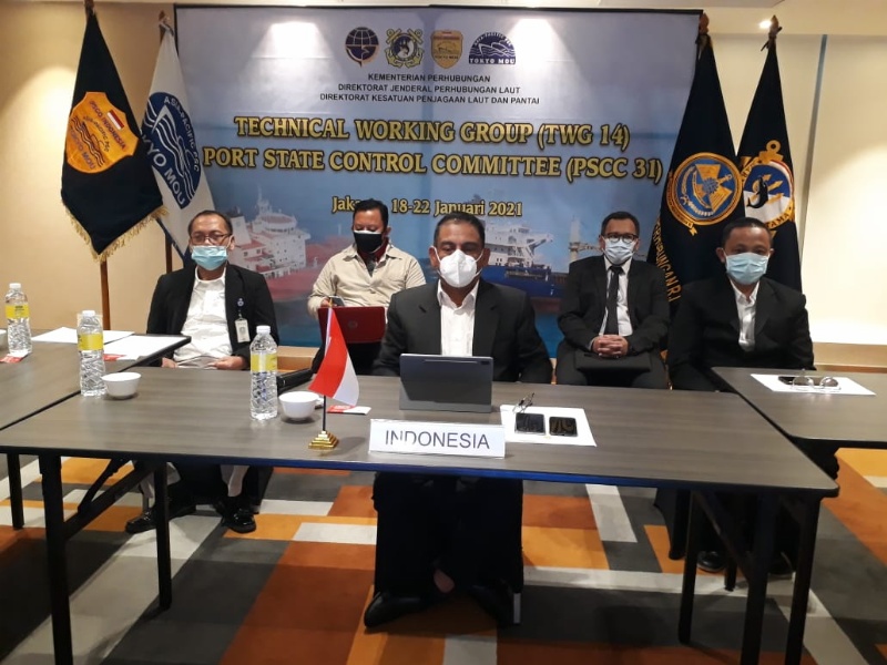 Kemenhub Hadir Virtual di Port State Control Committe Meeting
