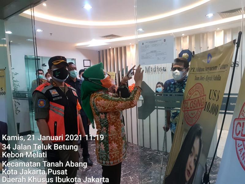 Langgar Prokes, 8 Tempat Usaha di Jakarta Pusat Diberi Sanksi