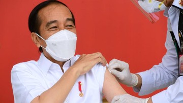 Besok, Jokowi Akan Divaksin Covid-19 Dosis Kedua