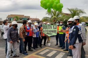 Insan Maritim Pelabuhan Peringati Bulan K3 Nasional Secara Terbatas dan Sederhana 