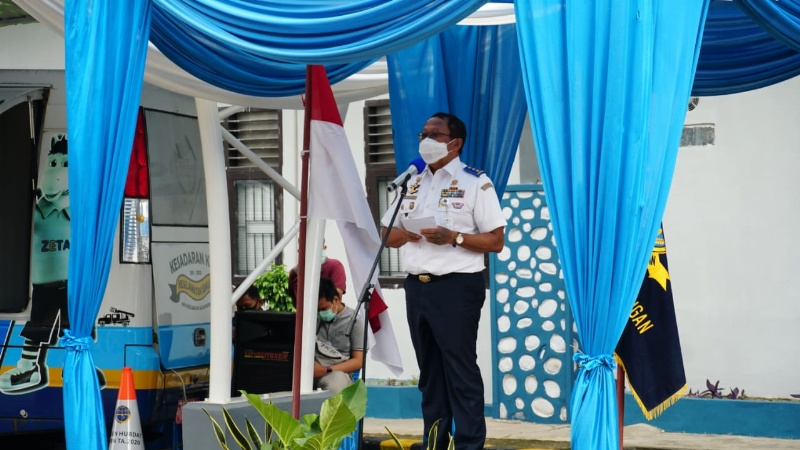 Dirjen Hubdat Normalisasi 2 Truk Barang di Jambi