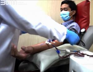Bandara Husein Gelar Donor Plasma BUMN untuk Indonesia