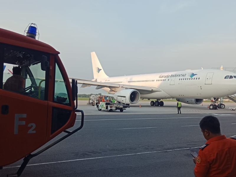 Meski Gunung Sinabung Erupsi, Operasional Penerbangan di Bandara Kualanamu Normal
