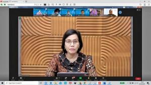 Di Webinar Balitbanghub, Sri Mulyani Apresiasi Langkah Kemenhub Manfaatkan Skema Pendanaan Kreatif