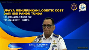 Biaya Logistik masih 23% dari PDB, Balitbanghub Bahas dari Sisi Pandu Tunda dalam Webinar 