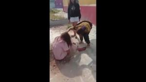 Viral Video 2 Remaja Putri Dianiaya Sejumlah Teman di Medan Gegara Rebutan Pacar 