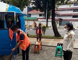 20 Pelanggar PSBB di Jalan Abdul Muis Dikenai Sanksi Sosial dan Denda