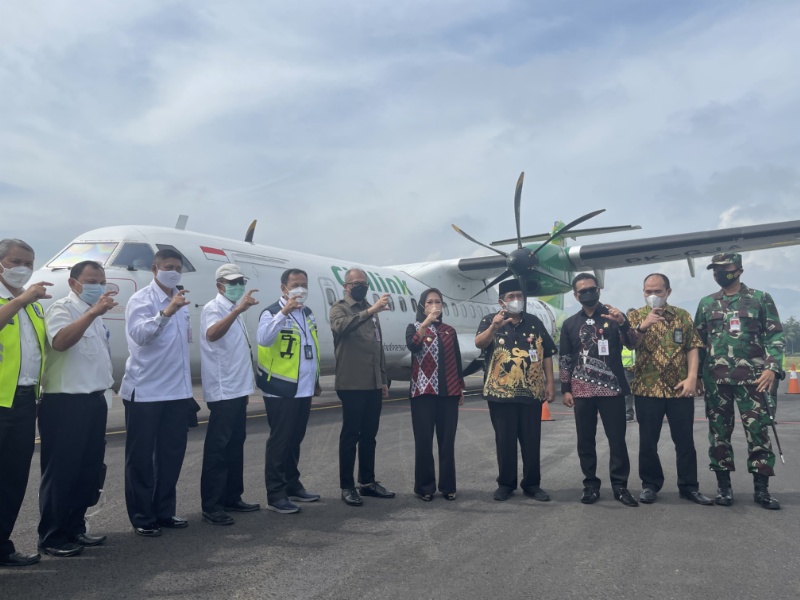 Citilink ATR 72-600 Sukses Uji Terbang dari Halim Perdanakusuma ke Bandara Jenderal Besar Soedirman