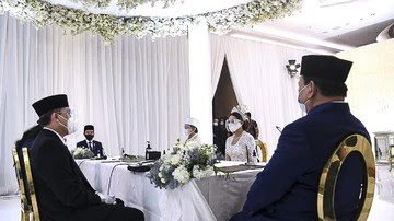 Disaksikan Jokowi-Prabowo, Aurel-Atta Resmi Menikah