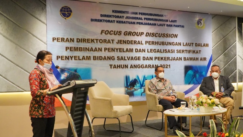KPLP Gelar FGD Pembinaan Penyelam Bidang Salvage dan Pekerjaan Bawah Air