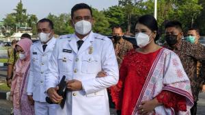 Usai Ditegur Gubernur Edy, Wali Kota Medan Bobby Nasution Tinjau Prokes Kesawan City