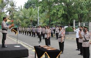 Kapolres Kep Seribu Pimpin Sertijab Kasat Reskrim, Kapolsek Kep Seribu Utara & Kapolsek Kep Seribu Selatan