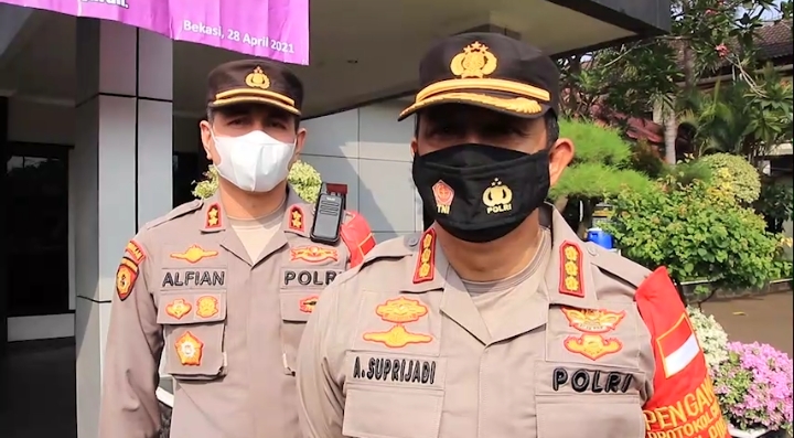 Polres Bekasi Kota Siagakan Pos Pantau Jelang Larangan Mudik