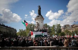 Ada Aksi Bela Palestina di Seantero Prancis, Pendemo: Israel Pembunuh! 