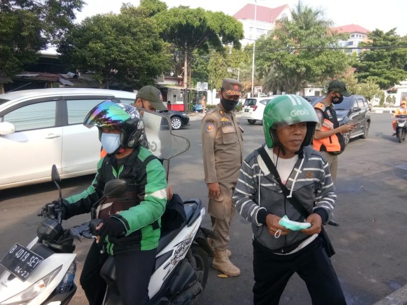 Razia Prokes di Tanah Abang I, 22 Warga Dikenai Sanksi Sosial