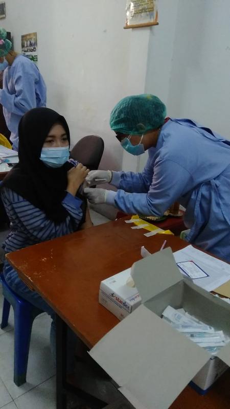 Pemberian Vaksinasi Covid-19 di Serdang Jakpus terus Berlangsung