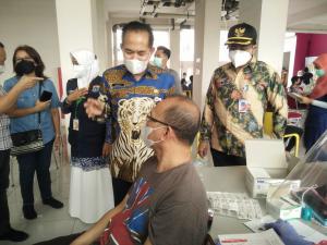 Pemkot Jakpus Kolaborasi Bareng Green Pramuka Gelar Vaksinasi Covid-19