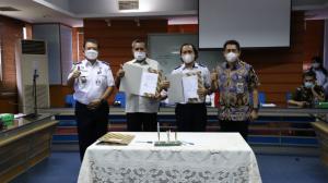 Balitbanghub dan Unhas Kaji Bareng Floating Wharf Barge untuk  Pelabuhan Sebagai Infrastruktur Penunjang IKN