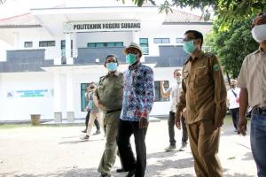 RSUD Ciereng Penuh, Bupati Gunakan Gedung Politeknik Subang Perawatan Pasien Covid-19